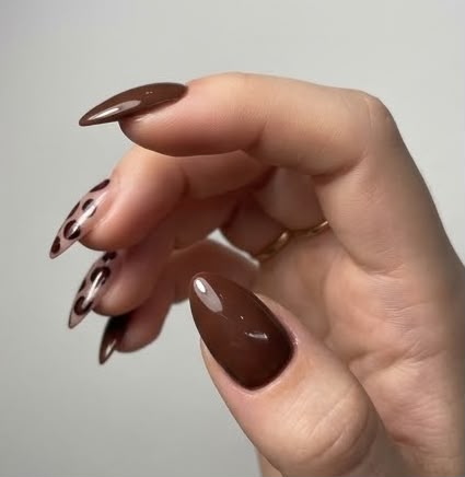 Leopard Print Nail Art Press On Nails